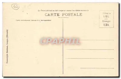 Roquefort (Landes) — Rue Gambetta — Coleção St. Laure, Roquefort — Verso