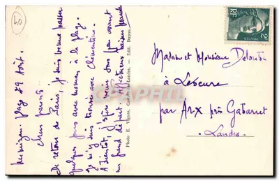 MIMIZAN-PLAGE (Landes) — As Tendas — Verso