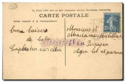 Capbreton — La Côte d'Argent — Grosse Mer — Foto Lafont — Rewers