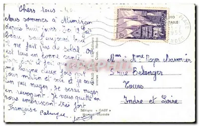Mimizan-Plage — Lembrete — Edições Gaby — Verso