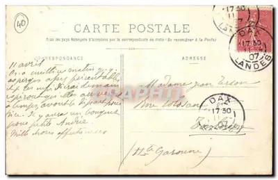 Resinadores — Landes — F. Bernéde, fot., Arjuzanx (Landes) — Verso