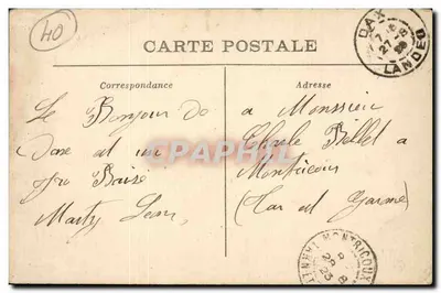DAX — Les Thermes — Wydawca N°22 — Rewers