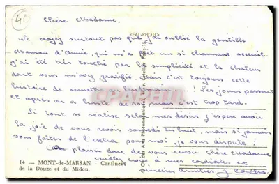 Mont-de-Marsan — Conflito da Douze e do Midou — editor Cap — Verso