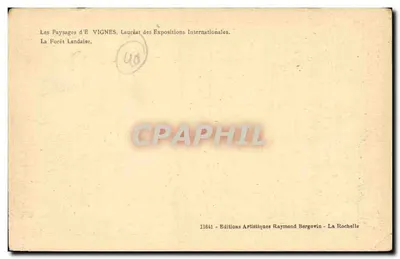 Las Landais — Wydawca E. VIGNES, nr 11641 — Rewers