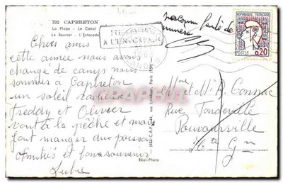 Capbreton — widok panoramiczny — Réal-Photo — Rewers