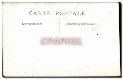 Bilhete postal antigo Bombeiros A bomba a vapor — Verso