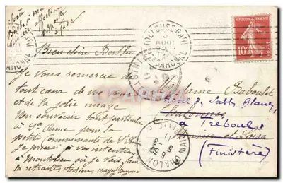 Scena życia w jaskini — wydawca A.N. n°132 — Rewers