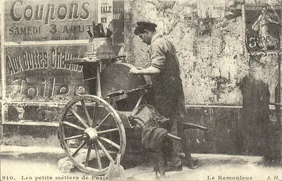REPRODUÇÃO Os pequenos ofícios de Paris O afiador