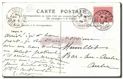 Langres — Szlak kolejowy z łańcuchami łączący stację z miastem położonym 140 metrów wyżej — A. Veyssière, fot. wyd. — Rewers