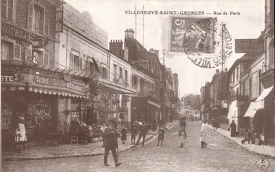 REPRODUÇÃO Villeneuve St Georges Rue de Paris