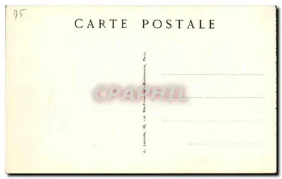 Plaats de Bastille — Parijs — uitgever A. Leconte, 38 rue Ste-Croix-de-Batonnerie — Achterkant