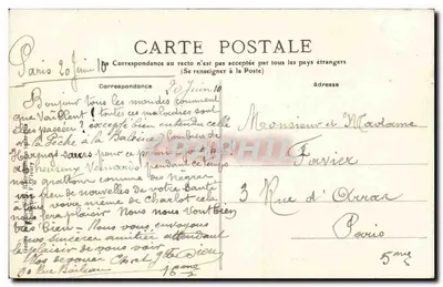 Bois de Boulogne — Tuin van Acclimatisatie — Vogelpark — uitgever F. F. n°43 — Achterkant