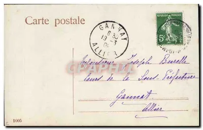 Fille avec panier de fleurs — Cucuillies pour votre Fête ! — Lucien, éditeur — Verso