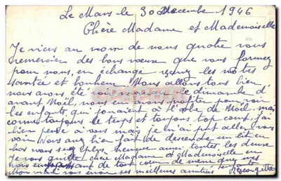 Pejzaż zimowy — Zasnieżony most i dom — Dobre Nowołe — wydawca nieznany — Rewers