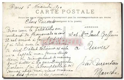 Place de la Bastille — Coluna da Bastilha — editor não visível — Verso