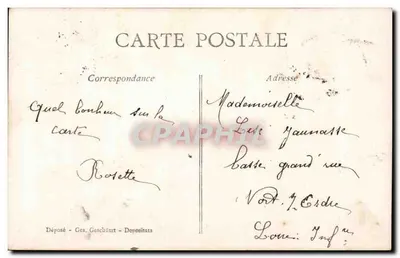 Para na targu kwiatowym — Aix-les-Bains — wydawca ALES n°464 — Rewers