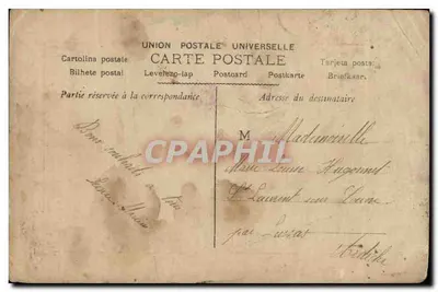 Meisje in bloemkleding en muts — Soabhaïs de Bonheur — n°343 — Achterkant
