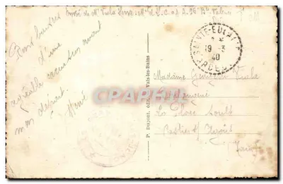 热尔比耶-德-若涅，1554米 — 罗亚的木屋和农场 — P. Dupont，出版商 — 背面
