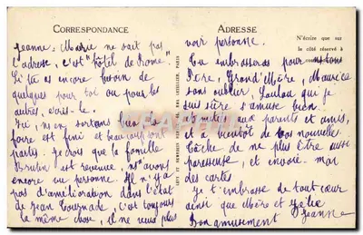 Tourcoing — "Le Saut" — Edição Bazar dos Três François — Verso