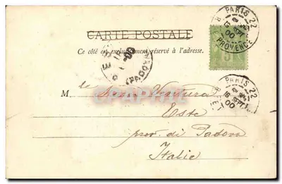 Parigi - La Porte Saint-Martin — A. Tardido, Parigi — Verso