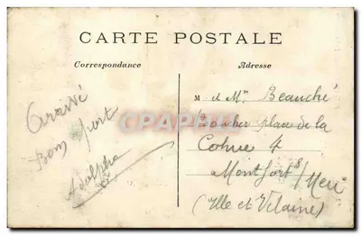 Place de la Bastille — Kolumna Bastylia — E.V. 727, Paryż (11e) — Rewers