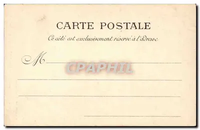 Parijs — Conservatorium van de Kunsten en Handwerken — Hoofdingang — L. J. & Cie, uitgever, Angoulême-Parijs — Achterkant