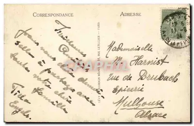 Paryż — Most Alexandre III — LL — n° 303 — Rewers