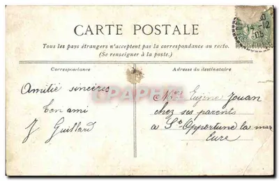 Paryż — Wnętrze muzeum Carnavalet — L. P. & Cie — Rewers