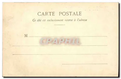 Paris - Buttes-Chaumont - Entre os Rochos — n° 4784 — Verso