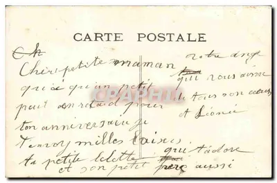 Mulher e criança — retrato — Cendresse, n°75 — Verso