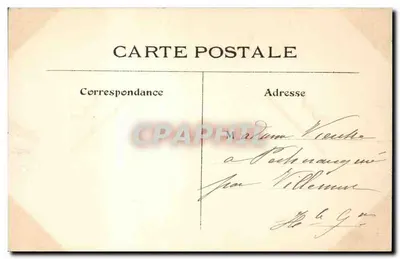 Ogród Luxembourg — Senat — Paryż. Jego Placówki i Ogródki — 16. — L. J. & Cie, Angoulême-Paryż — Rewers