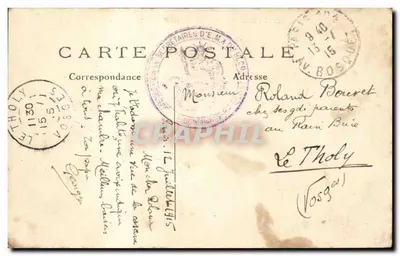 PARIS — Panorama de la Escuela Militar — J.H. Georg — Reverso