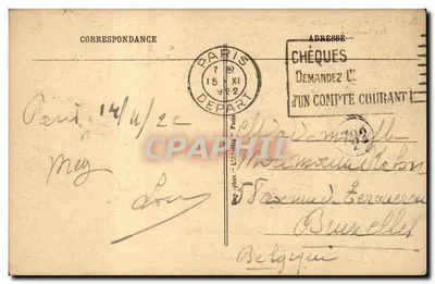 Paryż - Le Trocadéro — wydawca L'Abbé, nr 24 — Rewers