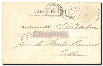 Wieża St-Jacques — Paryż — B. F., Paryż, nr 26 — Rewers