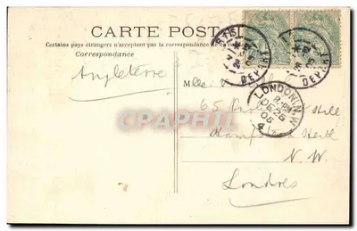 Paryż — Duży Pałac na Champs Élysées — C. M. n°60 — Rewers