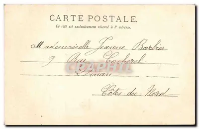 Gentille Bouquetière — H. Manuël, Paris, n°3 — Verso