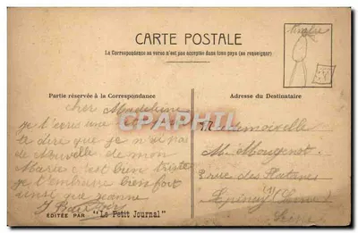 Czerwione jagody — Dzieci przy brzegu rzeki — Wydane przez 'Le Petit Journal' — Rewers