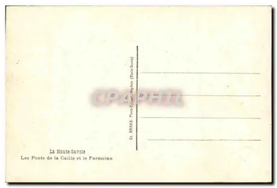 Os Pontes de La Caille e o Parmelan — A Alta Saboia — Editor: BRAND, Noyans — Verso