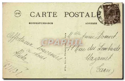 Paryż — Absydę Katedry Notre-Dame — wydawca IPM, nr 44 — Rewers