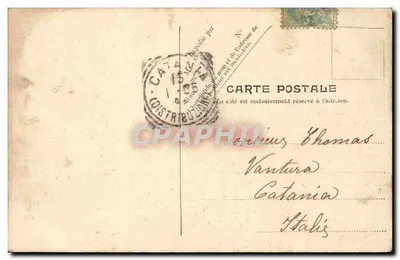 Porty Carrousel (Strona nabrzeży) — Paryż — wydawca Blanche & Compagnie, nr 146 — Rewers