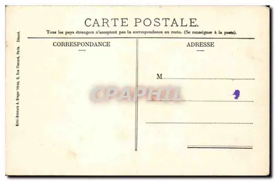Paryż - Katedra Notre-Dame - Strona północna — Primot, 20 rue du Cloître Notre-Dame — Rewers