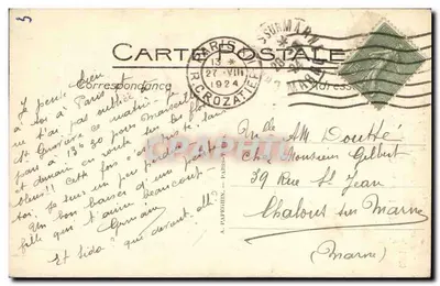 Paryż — Katedra Notre-Dame — Façada — Wybudowana w pierwszej ćwierci XII wieku, ukończona ok. 1240 — Nr 294 — Rewers