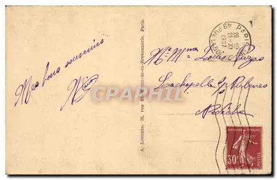 Paryż — Katedra Notre-Dame — Absydę — Katedra Notre-Dame — n°31 — Rewers