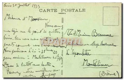 Parigi — Piazza della Concorde — L. Bonsson, editore, n° 517 — Verso