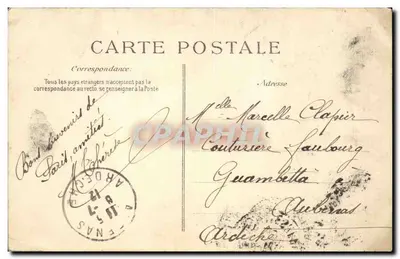 Wieża Eiffla — Paryż — Wydawca nieznany, n° 4317 — Rewers