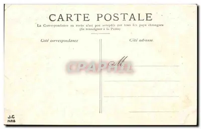 Paris — A Cour do Carrousel — J.C. Paris — Verso