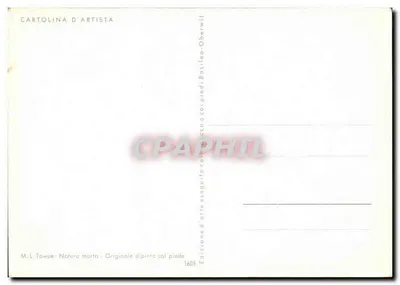Kompozycja — kwiaty i owoce — wydawnictwo L. Towae, nr 1605 — Rewers