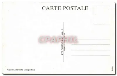 Claude Andreotto — autorretrato — n°6 — Verso