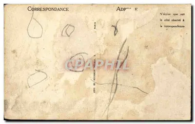 Paryż - La Conciergerie — widok mostu i rzeki — wydawca LL, nr 871 — Rewers