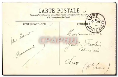 Paryż — La Conciergerie — LL. — CPAPHIL — Rewers